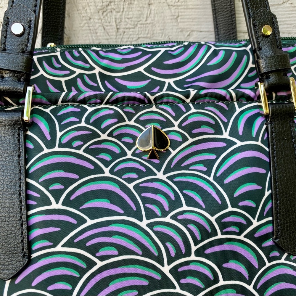 Kate Spade Taylor Bubbles Satin Nylon Tote Bag - Picture 4 of 10